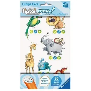Ravensburger tiptoi CREATE Sticker Lustige Tiere