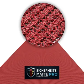 melius vivere Sicherheitsmatte Rot 1,20 x 0,50 Meter