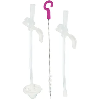 B.Box Schnabeltasse -Set mit 2 Trinkhalmen und 1 Reinigungsset, 3 Stück (1er Pack)
