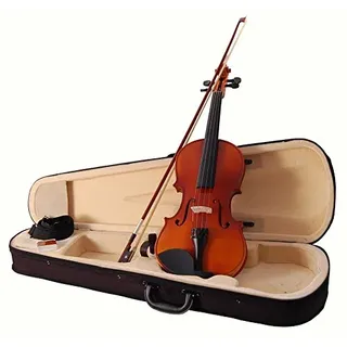 Arvada VIO-180 Violin 4/4 (Volle Größe), Inklusive Transportkoffer, Bogen und Harz