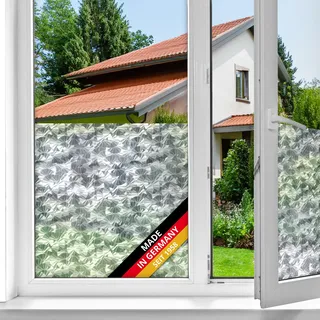 d-c-fix Fensterfolie Eis Eis Eis weiß transparent B/L: ca. 45x200 cm | transparent, weiß