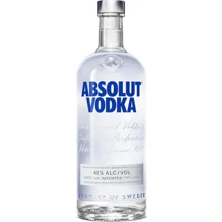 Absolut Vodka Original – Edler und extrem reiner Premium-Vodka aus Schweden in der ikonischen Apotheker-Flasche – 1 x 1 l