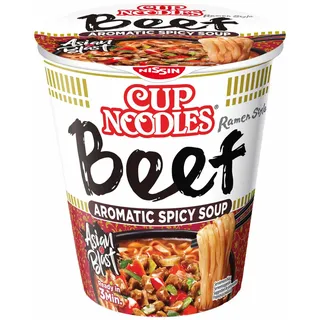 Nissin Cup Noodles 5 Spices Beef 64g Tasse