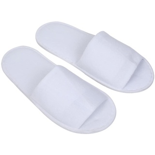 FRCOLOR 4 Paare Badeschuhe Einweg-pantoffeln Mit Offener Spitze Spa-hausschuhe Mit Offener Zehenpartie Hotelhausschuhe Hotelpantoffeln Für Damen Verfügbar Gast Weiß Reisen Geschenk Tragbar - Size 1