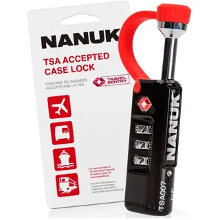 Nanuk 900-TSA LOCK Vorhängeschloss TSA Schwarz/Rot Zahlenschloss