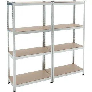 Estexo Lagerregal Metall 160x160x40 grau