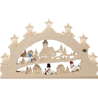 Saico Original 3D Schwibbogen Schneemann