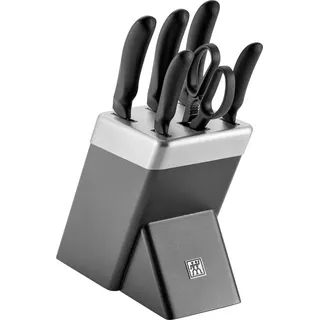 Zwilling Messerblock »Style« 7 Stk. selbstschärfend, KiS Technologie, Eisgehärtete FRIODUR Klingen, grau