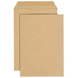 MAILmedia Versandtaschen DIN C4 ohne Fenster braun 50 St.