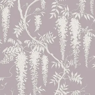 next Vliestapete, Lila, Papier, Kunststoff, Floral, Rechteckig, 52x1000 cm, FSC Mix, Tapeten & Wandverkleidungen, Vliestapeten