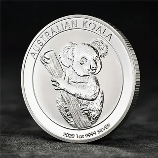 MINHBDER Gedenkmünzen Australian Koala 2020 1Oz Silber Gedenkmünze Elizabeth II Australien