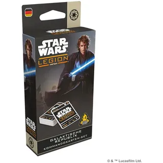 Asmodee Asmodee, Star Wars: Legion – Galaktische Republik Kommando-Kartenset, Atomic Mass Games, Erweiterung, Tabletop, 2 Spieler, 14+ Jahre, 120-180 Minuten, Deutsch