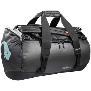 Tatonka Barrel M Reisetasche - 65 Liter - wasserfeste Tasche aus LKW-Plane mit Rucksackfunktion und großer Reißverschluss-Öffnung - Rucksacktasche - unisex - schwarz