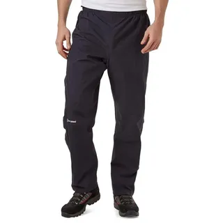 Berghaus Herren Hillwalker Gore-Tex Wasserdicht hose, Langlebige, Bequeme Regenhose, Schwarz, XS Kurz (29 Zoll)