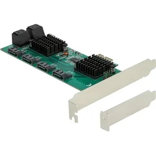 DeLock PCI-Express-Karte 8 Port SATA Kontrollerkarte