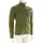Herren Fleecejacke-Grün-M