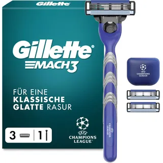 Gillette Mach3 Rasierer + Rasierklingen 3 St.