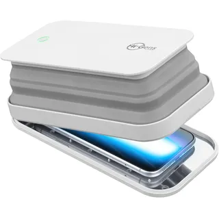 cellularline - UV-C Desinfektionsgerät, LED-Sterilisator zur Sterilisation des Smartphones, mit Ultraviolettlicht-Emission (UV-C), sterilisiert 99,9% der Bakterien