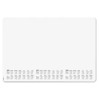 Sigel Schreibtischunterlage Dotted 2026/2027/2028 weiß/schwarz Papier 59,5 x 41,0 cm 30 Blatt