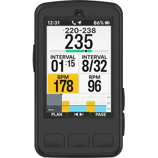 FTRONGRT Hülle Kompatibel mit Wahoo ELEMNT Bolt V3 / Wahoo ELEMNT Bolt 3, Weiches Uhrengehäuse aus Silikon, Kratzfeste Schutzhülle.Schwarz