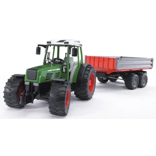 bruder 02104 - Fendt 209 S mit Bordwandanhänger - 1:16 Fahrzeuge, Traktor, Trecker, Schlepper, Kippanhänger, Transportanhänger, Muldenkipper, Landwirtschaft, Bauernhof, Spielzeug