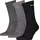 Sportsocken 3 Paar Grau 47-49