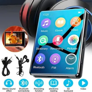 MP3 Player Bluetooth 5.0 Musikspieler 2.4" Touchscreen MP3 Musik Player FM Radio