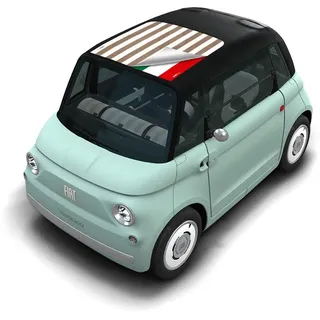 AMI-GO.CLUB Sonnenblende Topo Top 01 für Fiat TOPOLINO, Mikroperforierter Stoff, Reduziert Blendung, Bewahrt Blicke von Außen, Behindert nicht Sicht von Innen, Einfache Anbringung