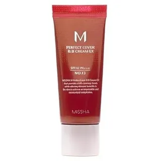 MISSHA - Perfect Cover BB Cream 20 ml | Farbton #13 Hellbeige | perfekte Abdeckung | SPF 42 PA+++ | Sonnenschutz, mehrfarbig, 10 g