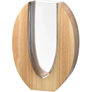 LEONARDO Dekovase Legno Braun 28 cm
