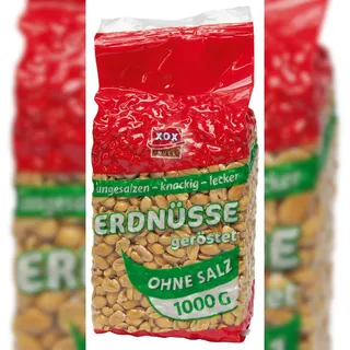 XOX Erdnüsse ohne Salz 1kg
