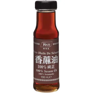 150ml 100% Sesamöl Sesam Öl aus gerösteten Sesamsamen Marke Yeos ohne Zusätze