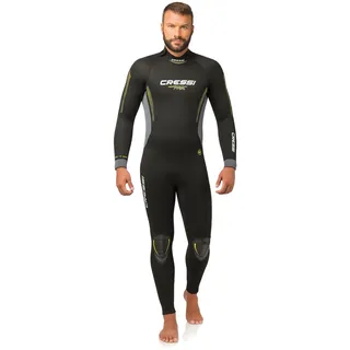 Cressi Neoprenanzug Fast Schwarz/Gelb S