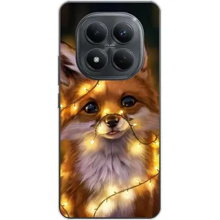 KARTXITAI Hülle Kompatibel mit XIAOMI Redmi Note 15 Pro 4G,Stoßfeste Schutzhülle mit Weiche Silikon Bumper Case Handyhülle Anti-Kratzt Transparent Rückseite - Rotfuchs