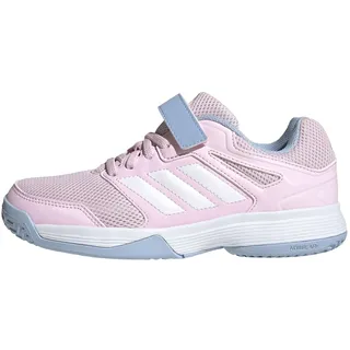 adidas Speedcourt Indoor, Größe 38 2/3 Kinder - clear pink/cloud white/glow blue - 38 2⁄3