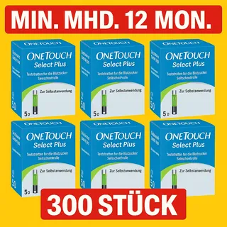 ONE TOUCH SELECT PLUS Teststreifen x 300 Stück „100 % Originalware“