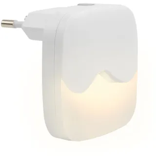 Ansmann NL10AC 1600-0406 Nachtlicht, Wandleuchte Gewölbt LED Warmweiß Weiß