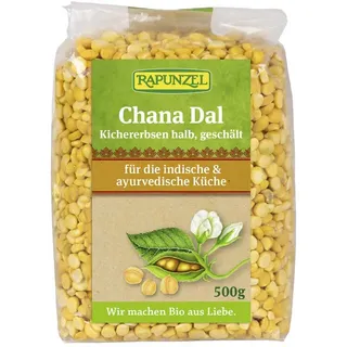 RAPUNZEL Chana Dal, Kichererbsen halb, geschält bio