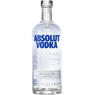 Absolut Vodka Original – Edler und extrem reiner Premium-Vodka aus Schweden in der ikonischen Apotheker-Flasche – 1 x 1 l