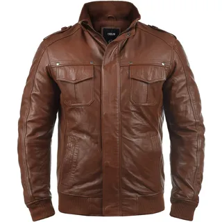 !Solid SOLID Lederjacke SDCamash", in braun | Gr.: M,