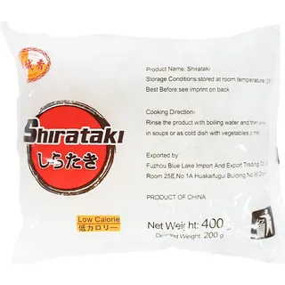 cityaroma Shirataki breit 400g / Abtropfgewicht 200g
