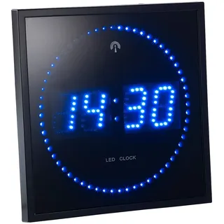 Lunartec LED-Funk-Wanduhr