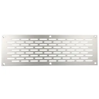 MS Beschläge Aluminium Lochblech Lüftungsgitter Lochung 20x3mm Silber eloxiert