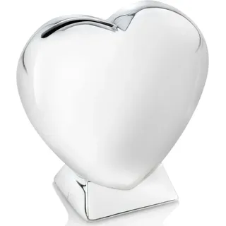 Silbernes Sparschwein für Kinder, elegant, Herzgeschenk Größe: 43x90x87 mm Artikelnummer: ZV7280261
