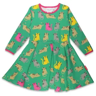 Toby Tiger Kleid in Grün/ Bunt | Gr.: 110