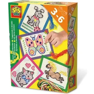 SES Creative SES Creative® Stickbild Ich lerne Sticken mehrfarbig