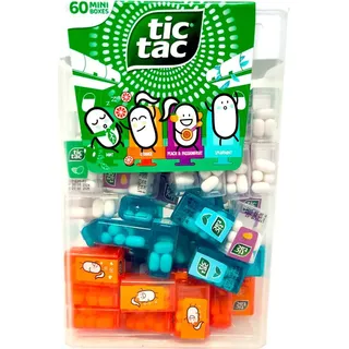Ferrero Tic tac Travels Lilliput je 3,8g, 60 Mini-Dosen