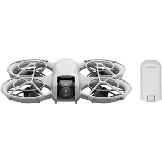 DJI Neo Combo mit 2 Akkus, Minidrohne mit 4K UHD-Kamera für Erwachsene, 135g Follow Me Drohne mit Handstart, Motivverfolgung, QuickShots, stabilisiertes Video, Propellerschutz (Controllerfrei)