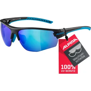 Alpina Tri-Scray 2.0 HR black matt-cyan