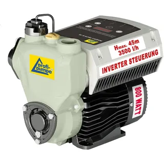 INVERTER HAUSWASSERWERK INVERT-Tech 6-800-10, Hauswasserautomat Permanent Magnet Vortex-Pumpe Hauswasserpumpe Wasserpumpe Gartenpumpe Kreiselpumpe